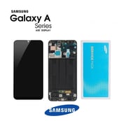 Samsung Galaxy A50 A505 Lcd Ekran Dokunmatik Siyah Servis Çıtalı GH82-19714A