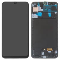 Samsung Galaxy A50s A507 Lcd Ekran Dokunmatik Siyah Oled Çıtalı 