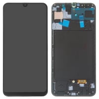 Samsung Galaxy A50s A507 Lcd Ekran Dokunmatik Siyah Oled Çıtalı 