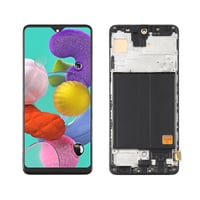 Samsung Galaxy A51 A515 Lcd Ekran Dokunmatik Siyah Oled Çıtalı