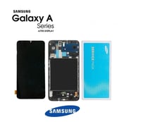 Samsung Galaxy A70 A705 Lcd Ekran Dokunmatik Siyah Servis Çıtalı