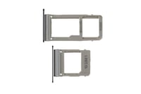 Samsung Galaxy A720 Sim Kart Tepsisi Siyah Çift