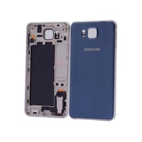 Samsung Galaxy Alpha G850 Kasa Kapak Gri Çıtasız