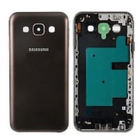 Samsung Galaxy E5 E500 Kasa Kapak Kahverengi Çıtasız