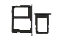 Samsung Galaxy J7 Prime G610 Sim Kart Tepsisi Siyah Çift