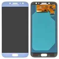 Samsung Galaxy J7 Pro 2017 J730 Lcd Ekran Dokunmatik Gümüş Oled