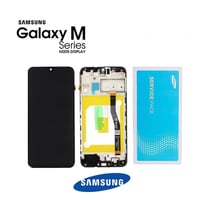 Samsung Galaxy M20 M205 Lcd Ekran Dokunmatik Siyah Servis Çıtalı GH82-18743A