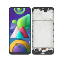 Samsung Galaxy M21 M215 Lcd Ekran Dokunmatik Siyah Oled Çıtalı