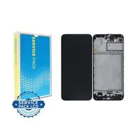 Samsung Galaxy M22 M225 Lcd Ekran Dokunmatik Siyah Çıtalı GH82-26153A