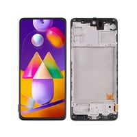 Samsung Galaxy M31s M317 Lcd Ekran Dokunmatik Siyah Hk Oled Çıtalı