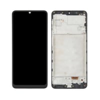 Samsung Galaxy M32 M325 Uyumlu Lcd Ekran Dokunmatik Siyah Oled Çıtalı