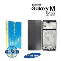 Samsung Galaxy M51 M515 Lcd Ekran Dokunmatik Siyah Servis Çıtalı