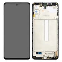 Samsung Galaxy M52 5g M526 Lcd Ekran Dokunmatik Siyah Servis Çıtalı Gh82-27094a