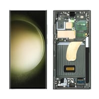 Samsung Galaxy S23 Ultra 5g S918 Uyumlu Lcd Ekran Dokunmatik Yeşil Servis Çıtalı GH82-30466C