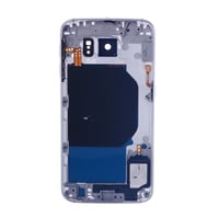 Samsung Galaxy S6 G920 Kasa Kapak Siyah Çıtasız