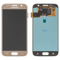 Samsung Galaxy S7 G930 Lcd Ekran Dokunmatik Gold Oled
