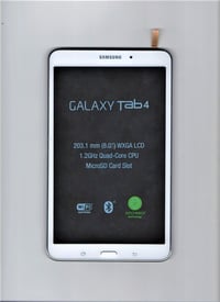 Samsung Galaxy Tab 4 8.0 T330 Lcd Ekran Dokunmatik Set Beyaz Kasalı