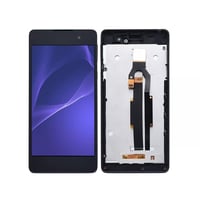 Sony Xperia E5 Lcd Ekran Dokunmatik Siyah Çıtalı