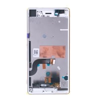 Sony Xperia M5 Lcd Ekran Dokunmatik Beyaz Çıtalı