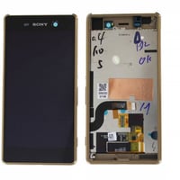 Sony Xperia M5 Lcd Ekran Dokunmatik Gold Çıtalı