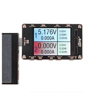 T50N USB Çift Kanal Gerilim Akım Güç Kapasitesi Ölçer