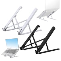 Tablet Notebook Standı ABS Plastik Katlanabilir 7 Seviye Ayarlanır Beyaz