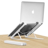 Tablet Notebook Standı ABS Plastik Katlanabilir 7 Seviye Ayarlanır Beyaz