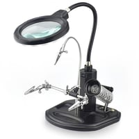 Te-802 Soldering Helping Hand With Led Magnifier Hirdavat