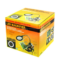 Te-802 Soldering Helping Hand With Led Magnifier Hirdavat