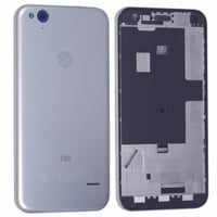 Turkcell T60 Kasa Kapak Gümüş Çıtalı