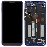 Xiaomi Mi 8 Lite Lcd Ekran Dokunmatik Mavi Çıtalı