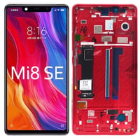 Xiaomi Mi 8 Se Lcd Ekran Dokunmatik Kırmızı Çıtalı Servis