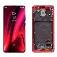 Xiaomi Mi 9t Pro Lcd Ekran Dokunmatik Kırmızı Çıtalı