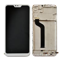 Xiaomi Mi A2 Lite Lcd Ekran Dokunmatik Beyaz Çıtalı