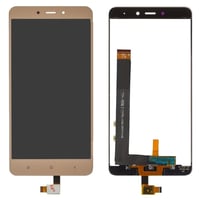 Xiaomi Redmi Note 4 Lcd Ekran Dokunmatik Gold Çıtasız