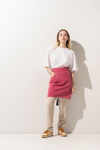 BA-144 ONLY - Pembe Belden Bağlamalı Önlük 