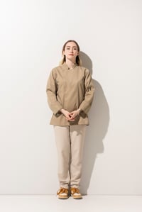 C-01 CLASSIC - Camel Şef Ceketi Kadın