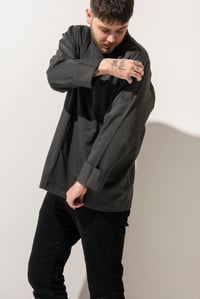 C-01 CLASSIC -  Gri Kot Şef Ceketi 