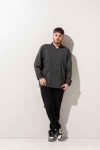 C-01 CLASSIC -  Gri Kot Şef Ceketi 