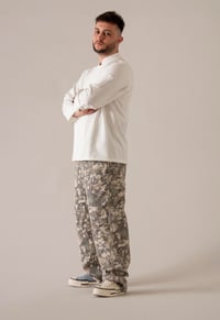 C-01 SOFT LINEN - Beyaz Keten Şef Ceketi