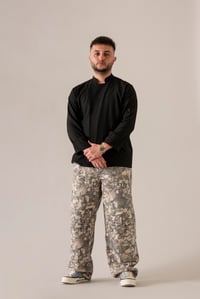 C-01 SOFT LINEN - Siyah Keten Şef Ceketi