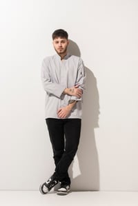 C-07 VNECK - V Yaka Açık Gri Şef Ceketi
