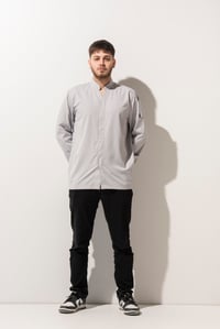 C-07 VNECK - V Yaka Açık Gri Şef Ceketi