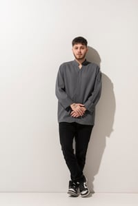 C-07 VNECK - V Yaka Antrasit Şef Ceketi