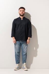 C-07 VNECK - V Yaka Lacivert Şef Ceketi