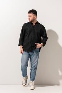 C-07 VNECK - V Yaka Siyah Şef Ceketi 