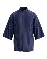 C-11 Mai Oversize – Lacivert Şef Ceketi