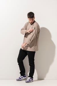 C-14 CLASSIC - Bej Düğmeli Şef Ceketi 