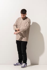 C-14 CLASSIC - Bej Düğmeli Şef Ceketi 
