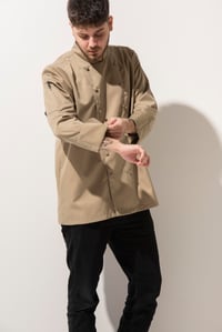 C-14 CLASSIC - Camel Düğmeli Şef Ceketi